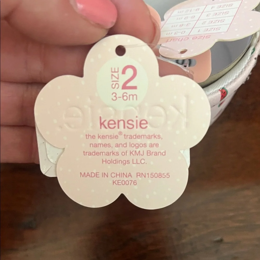 Kensie Baby Pink Watermelon Print Shoes